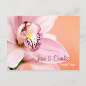 Orchidée ・ Carte postale Merci (Devant)