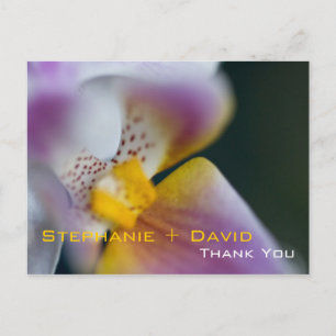 Orchidée ・ Carte postale Merci