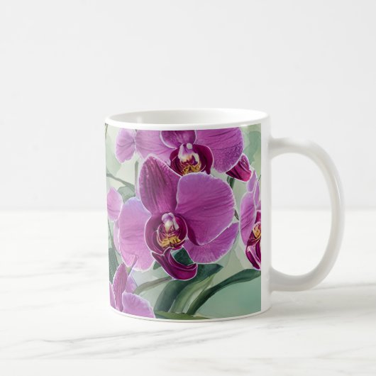 Orchidee Coffee Mok (Rechts)