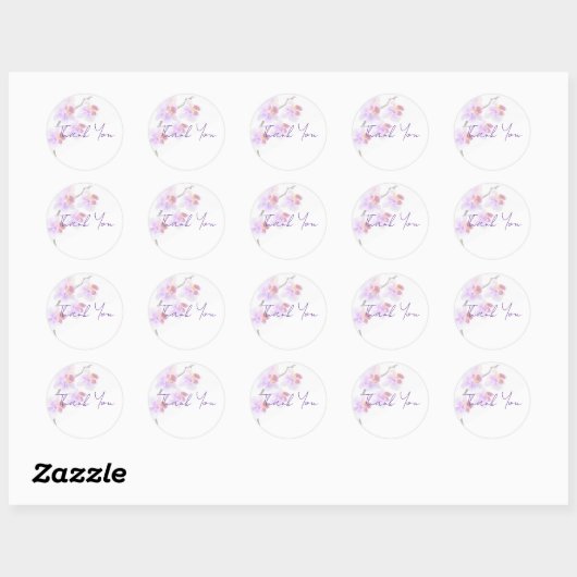 Orchidee Dank U Stickers (Vel)