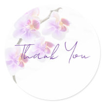 Orchidee Dank U Stickers