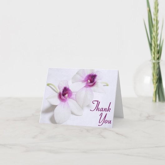 Orchidee Dankjewell kaarten (Voorkant)