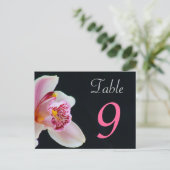 Orchidée de carte numéro de table (Debout devant)
