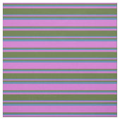 Orchidee, donkerrode olijven en blauwe gekleurde l stof (Swatch)