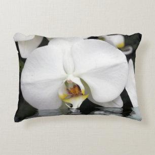 Orchidée émergée d'un Coussin d'accentuation de l'