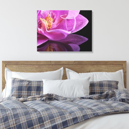 Orchidée en toile (Insitu(Chambre))