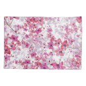 Orchidee: enkelvoudige rode schoonheid. kussensloop (Achterkant)