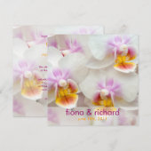 Orchidée ・ Faire-part de mariage (Devant / Derrière)