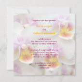 Orchidée ・ Faire-part de mariage (Dos)