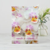 Orchidée ・ Faire-part de mariage (Debout devant)