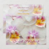 Orchidée ・ Faire-part de mariage (Devant / Derrière)