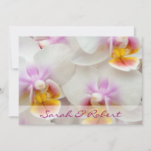 Orchidée ・ Faire-part de mariage (Devant)