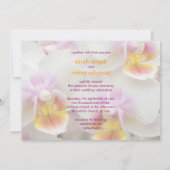 Orchidée ・ Faire-part de mariage (Dos)