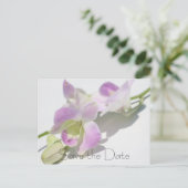 Orchidee Foto Opslaan van de datum Briefkaart (Staand voorkant)
