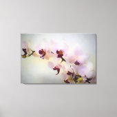 Orchidee foto schilderij verpakt canvas (Voorkant)