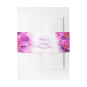 Orchidee gestileerde losse waterverf briefpapier b uitnodigingen wikkel (Voorkant Voorbeeld)