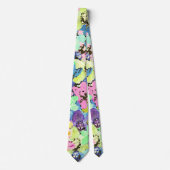 Orchidee Glas in lood Stropdas (Voorkant)