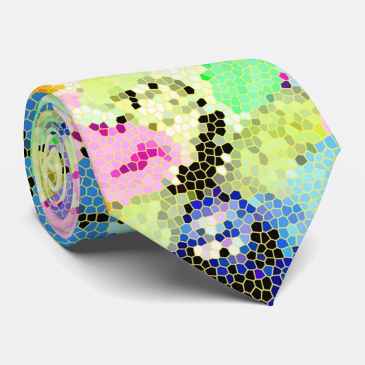 Orchidee Glas in lood Stropdas (Opgerold)