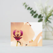 Orchidee glimlach briefkaart (Staand voorkant)