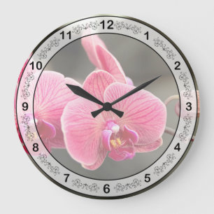 Orchidee - het zijn er twee om te tango grote klok