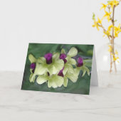 Orchidee kaart (Gele Bloem)