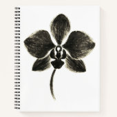 Orchidee Line Drawing – Botanisch Notitieboek (Voorkant)