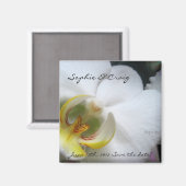Orchidée Magnet Réservez la date Mariages (Recto/Verso)