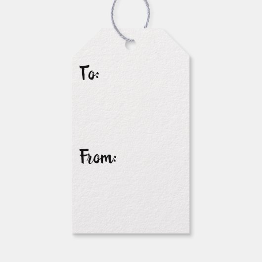 Orchidee met twee kolibries kop cadeaulabel (Achterkant)