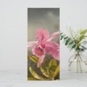 Orchidee met twee kolibries kop Kaart (Staand voorkant)