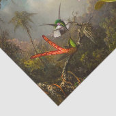 Orchidee met twee kolibries kop tissuepapier (Detail)