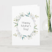 Orchidee Moederdag wenskaart Kaart (Voorkant)