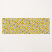 orchidee mosterdpatroon yogamat (Voorkant (horizontaal))