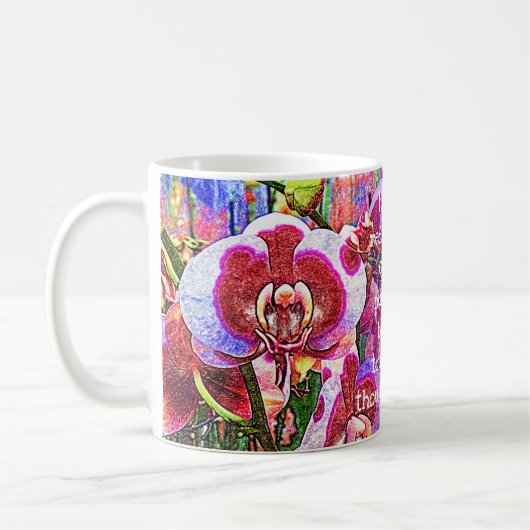 Orchidée - mug (Gauche)
