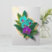 Orchidee Nights in de botanische tuin van New York Kaart (Staand voorkant)