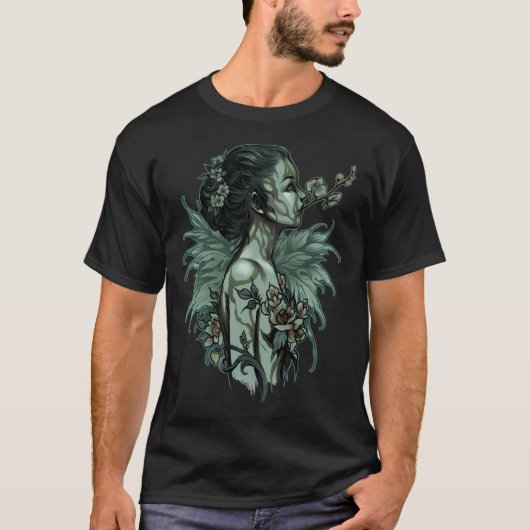 Orchidee - Ondode versie T-shirt (Voorkant)