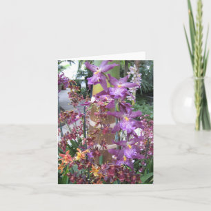 Orchidee Path Note-Kaart Kaart