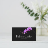 Orchidée professionnelle de carte de visite de (Debout devant)