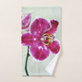 Orchidée rose (Serviette à main)