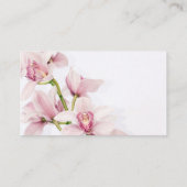 Orchidée rose Cymbidium Floral Mariage Cartes de P (Dos)