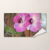 Orchidée rose de Tippi (Serviette à main)