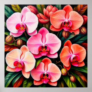 Orchidée Rose Élégante Décoration de Maison Sophis