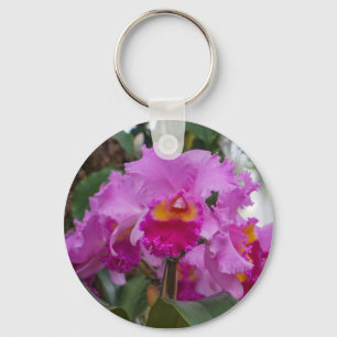 Orchidee Schoonheid Sleutelhanger