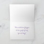 Orchidée Serez-Vous Mes Cartes D'Épouse (Intérieur)