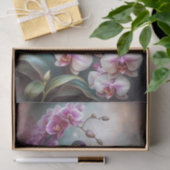 Orchidee Sier Decoupage Tissuepapier (Geschenk)