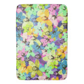 Orchidee Stain Glass Effect, Memory Foam badmat (Voorkant Verticaal)