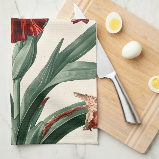  orchidee theedoek (Quarter Fold)