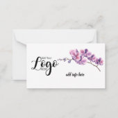 Orchidée toujours souvenir des cartes à fleurs bla (Dos)