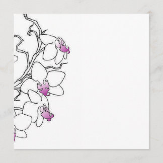 Orchidee uitnodiging