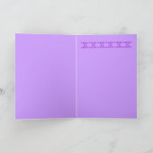 Orchidee verjaardagskaart kaart (Binnen)