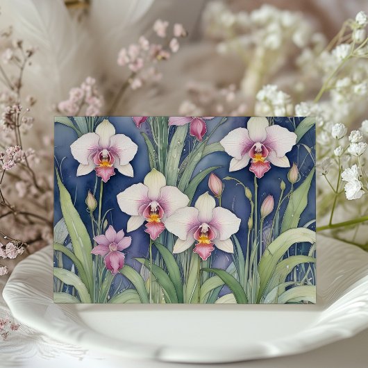 Orchidee Wedding Informatie Informatiekaartje